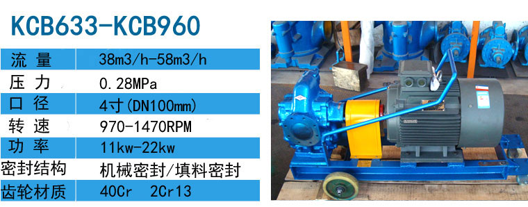 KCB大流量齒輪油泵 KCB大流量齒輪油泵